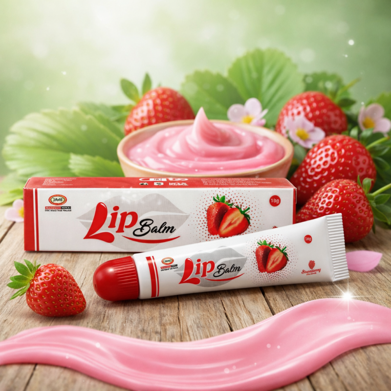 ZOIC Strawberry Glow Lip Balm