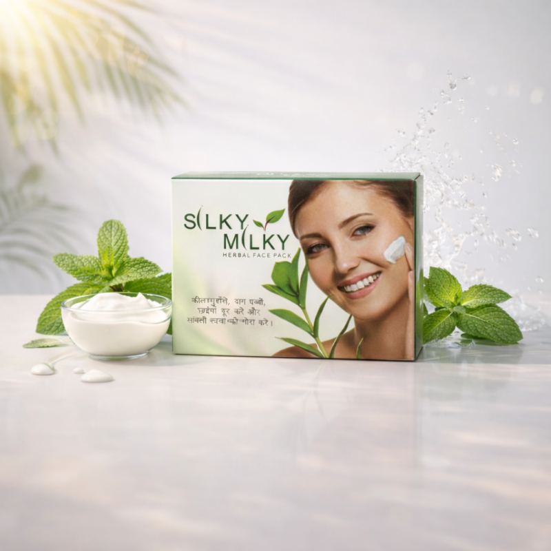 Silky Milky Herbal Face Pack