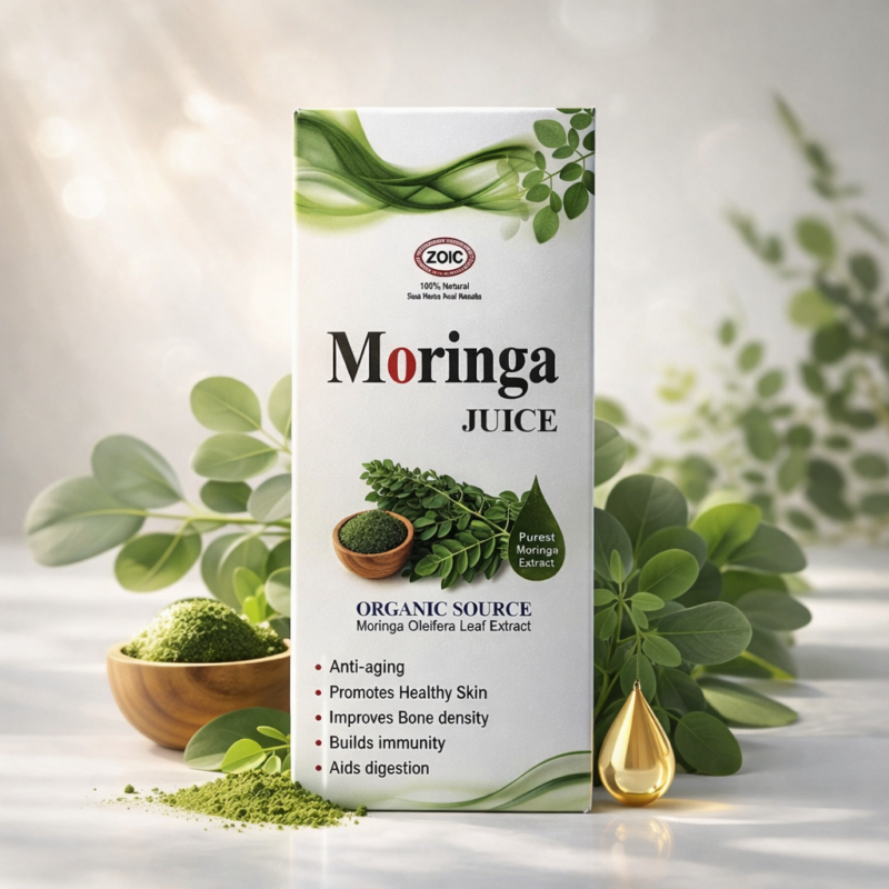 ZOIC Moringa Juice – Organic Moringa Oleifera Leaf Extract