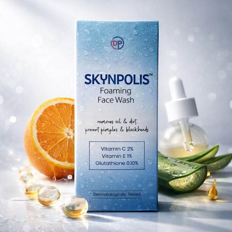 Skynpolis Foaming Face Wash with Vitamin C, Vitamin E & Glutathione