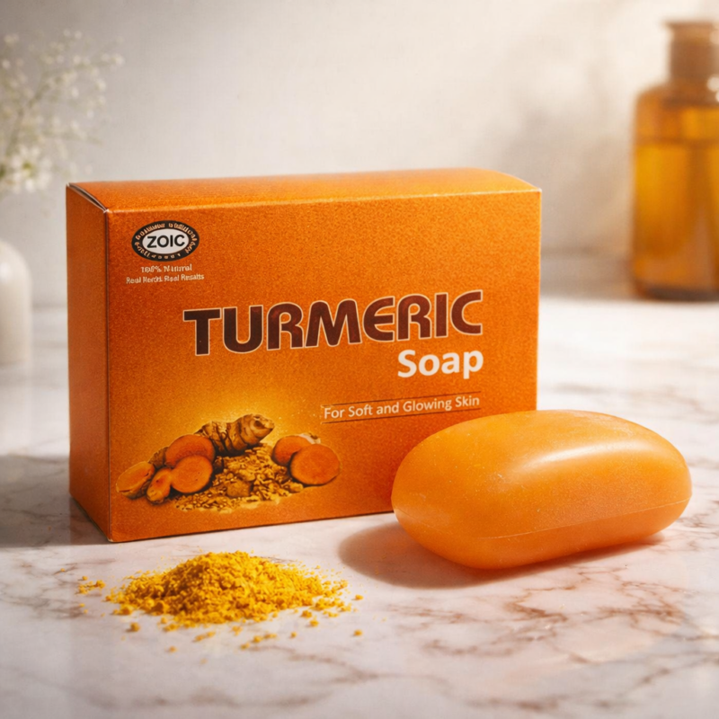 ZOIC Turmeric Soap – For Soft & Glowing Skin (75 g)
